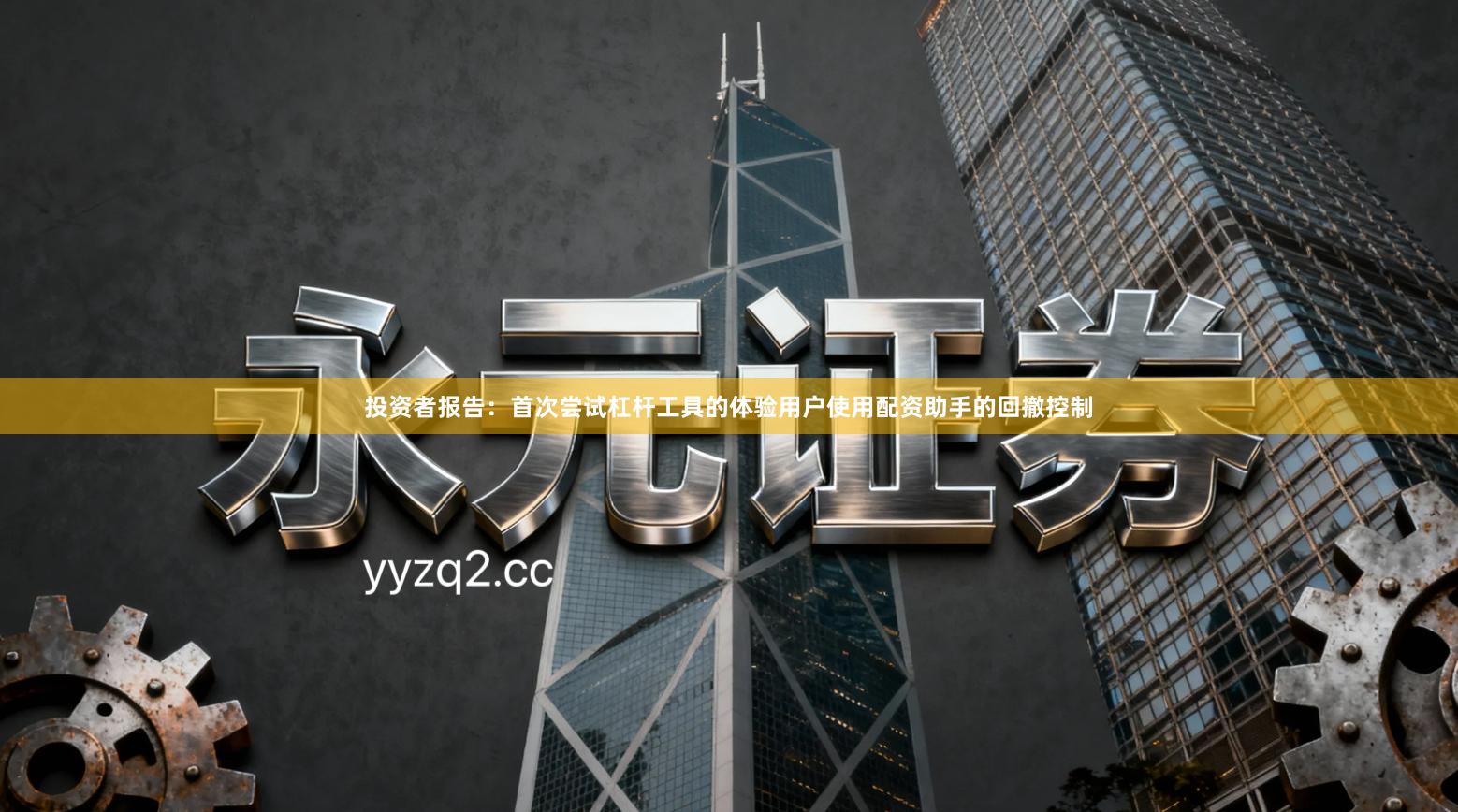 投资者报告：首次尝试杠杆工具的体验用户使用配资助手的回撤控制